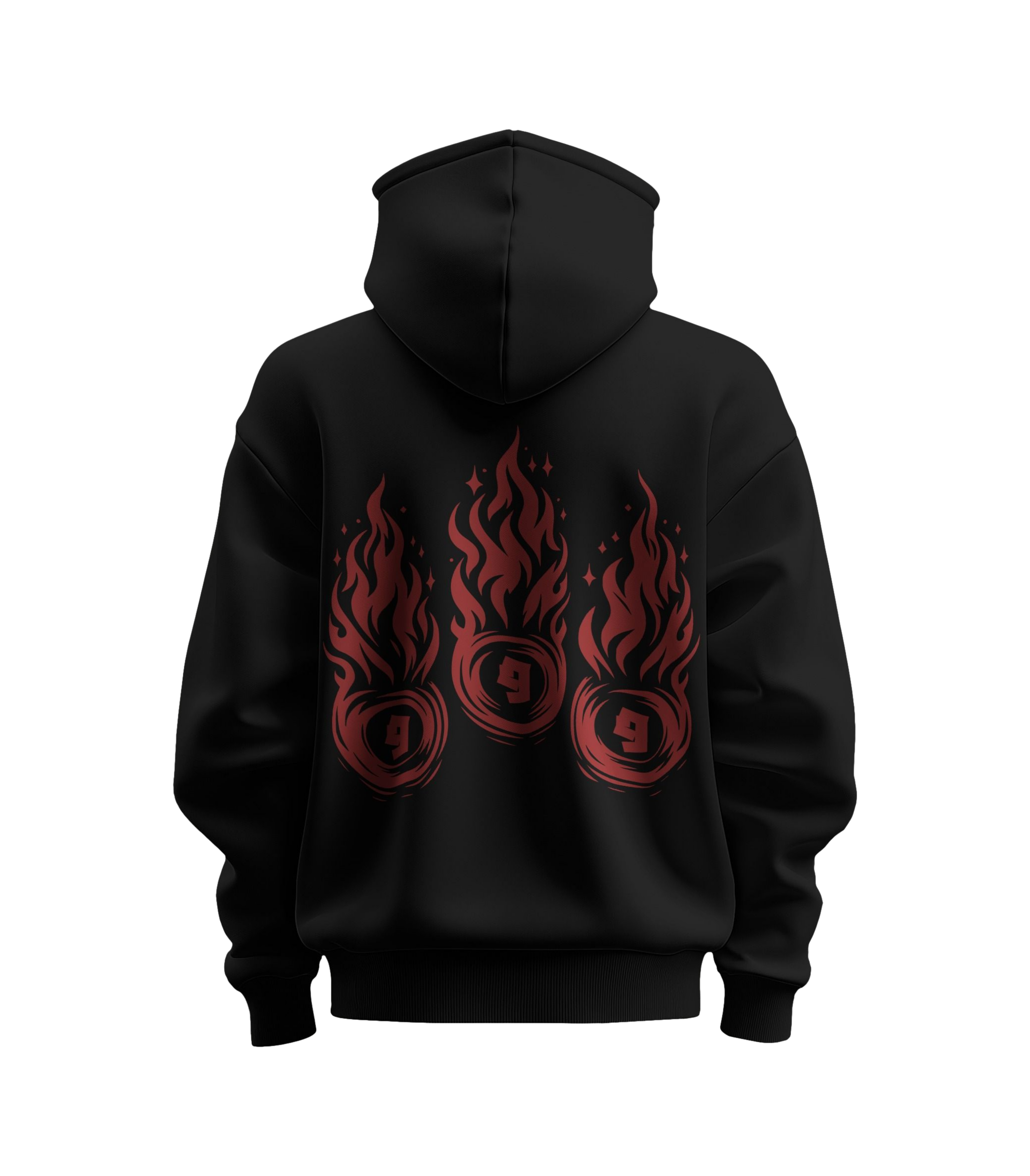 GHOST FIRE OVERSIZED HOODIE