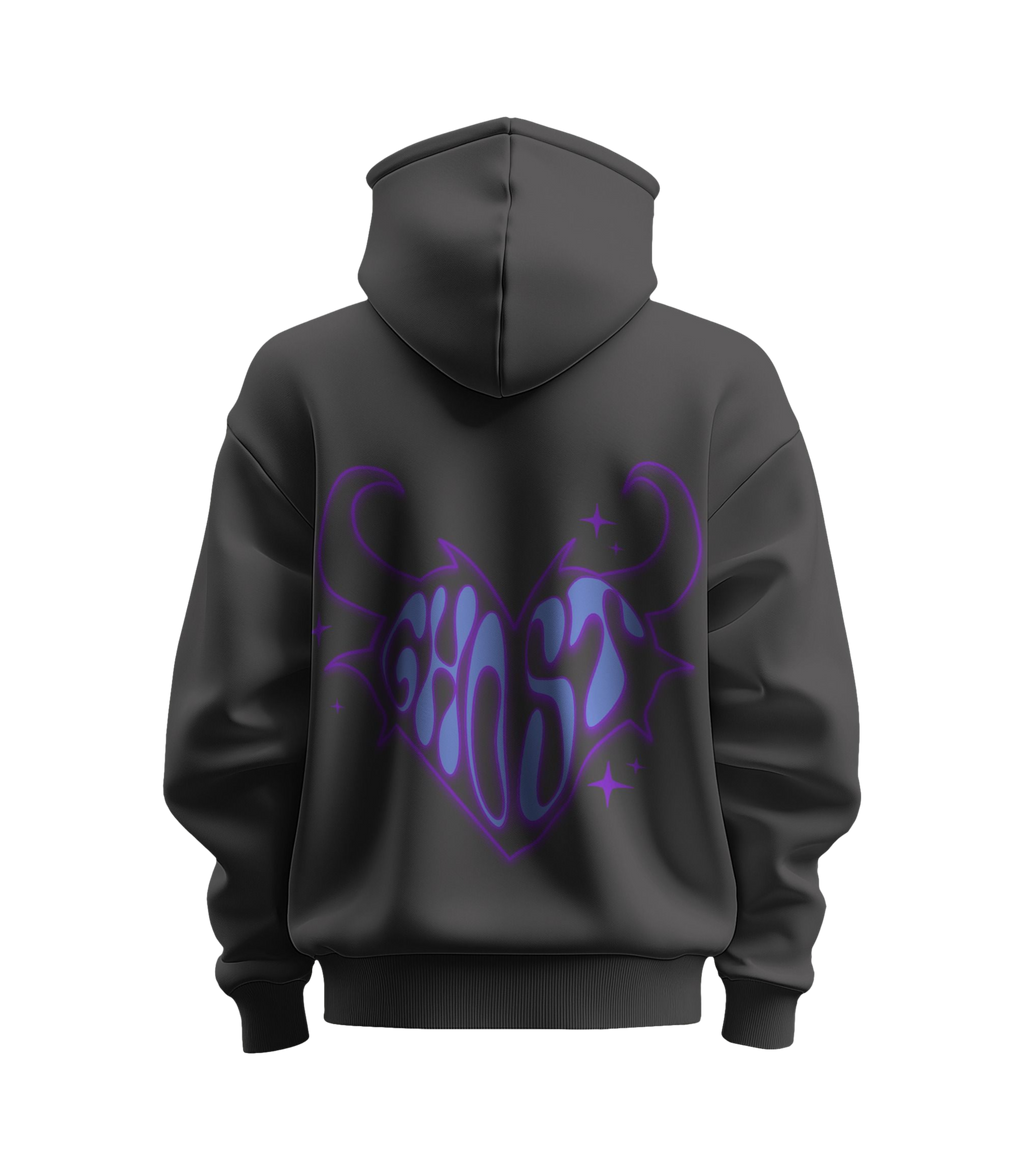 GHOST OVERSIZED HOODIE