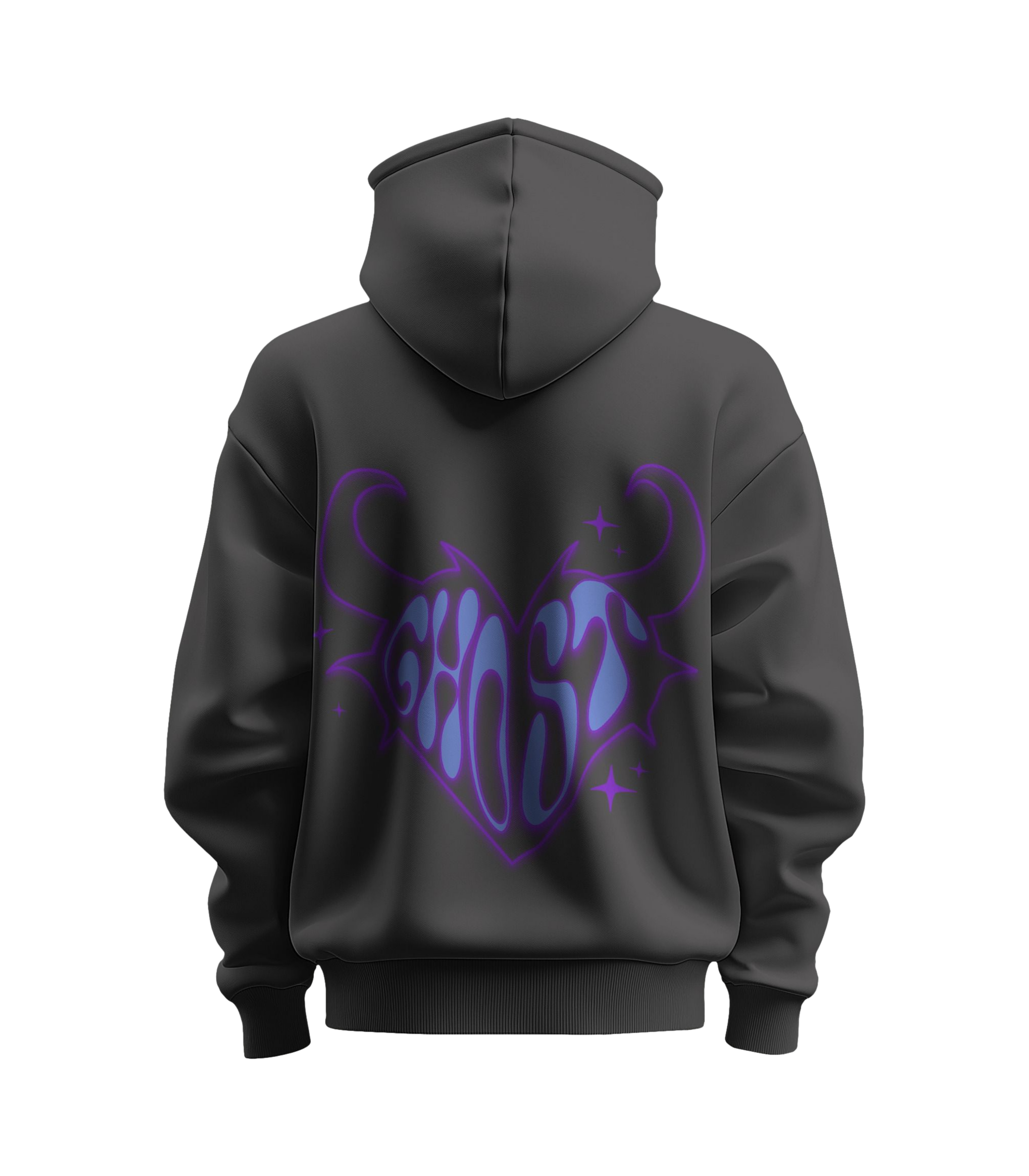 GHOST OVERSIZED HOODIE
