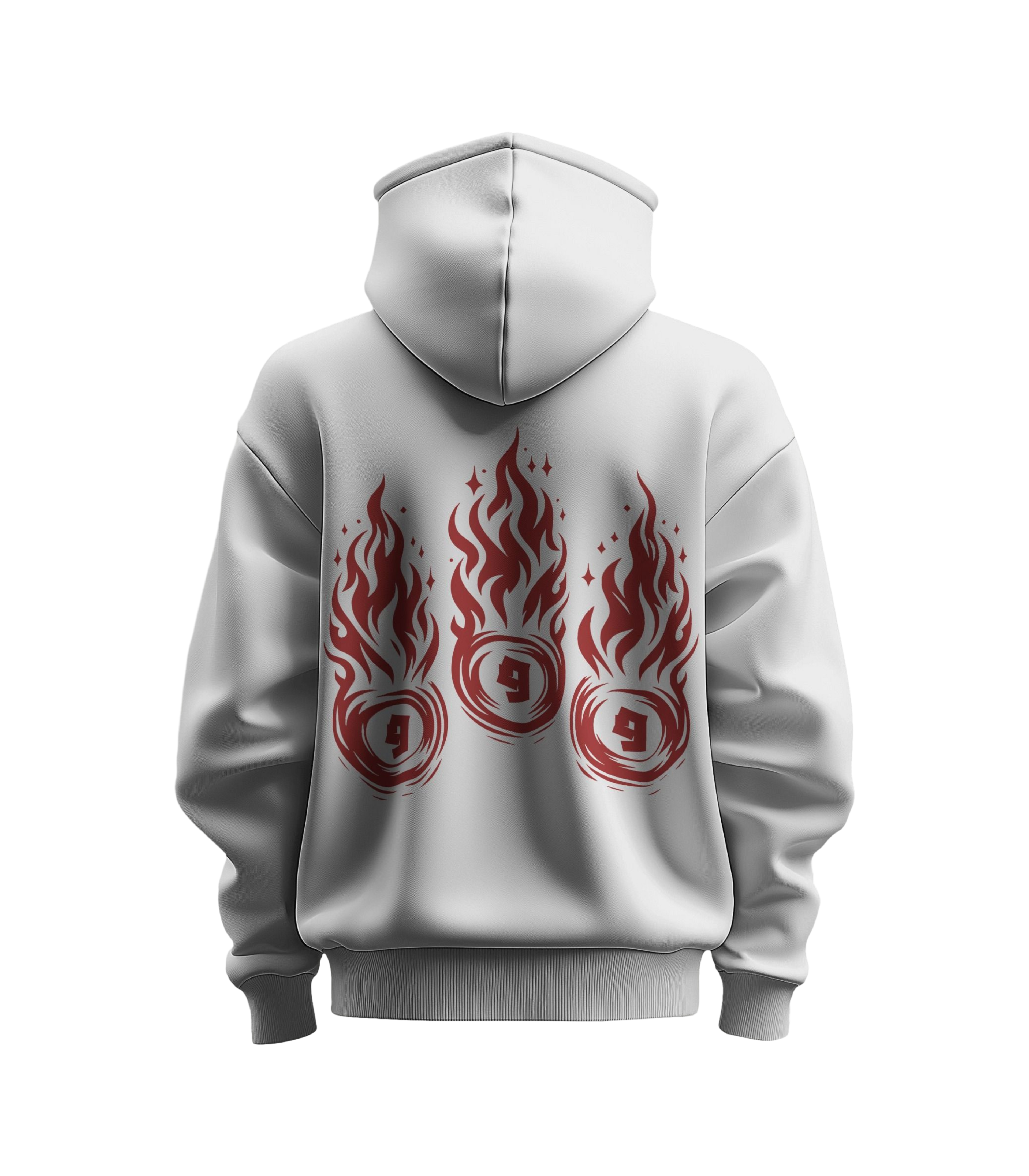 GHOST FIRE OVERSIZED HOODIE