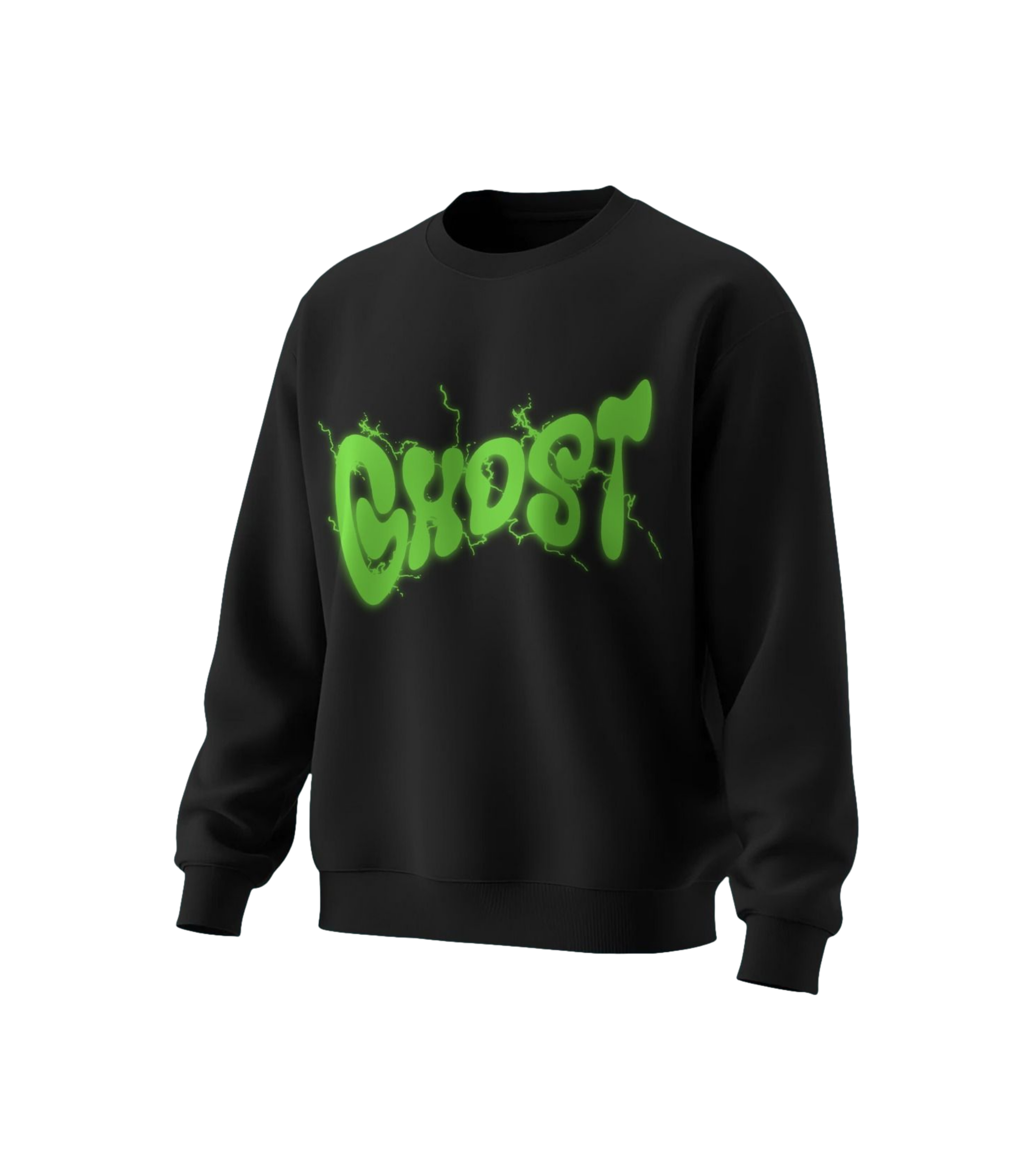 GREEN GHOST OVERSIZED SWEATSHIRT