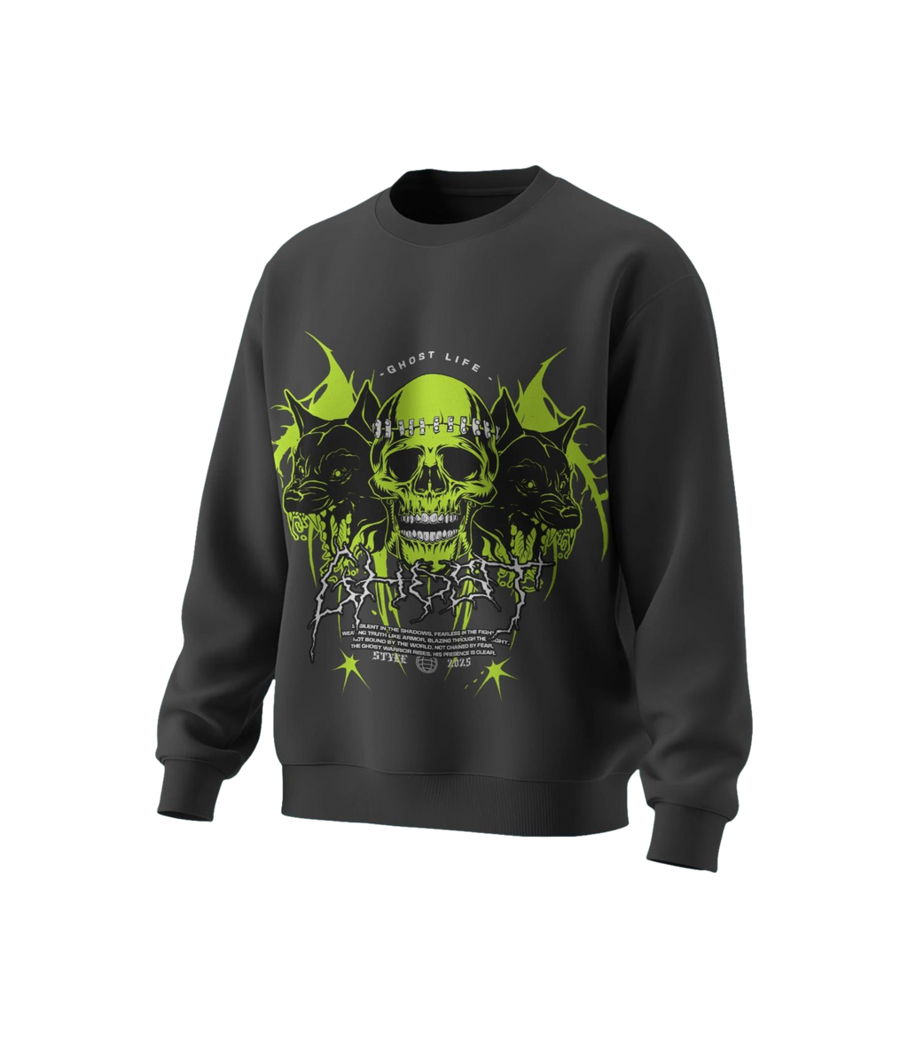 GHOST LIFE OVERSIZED SWEATSHIRT