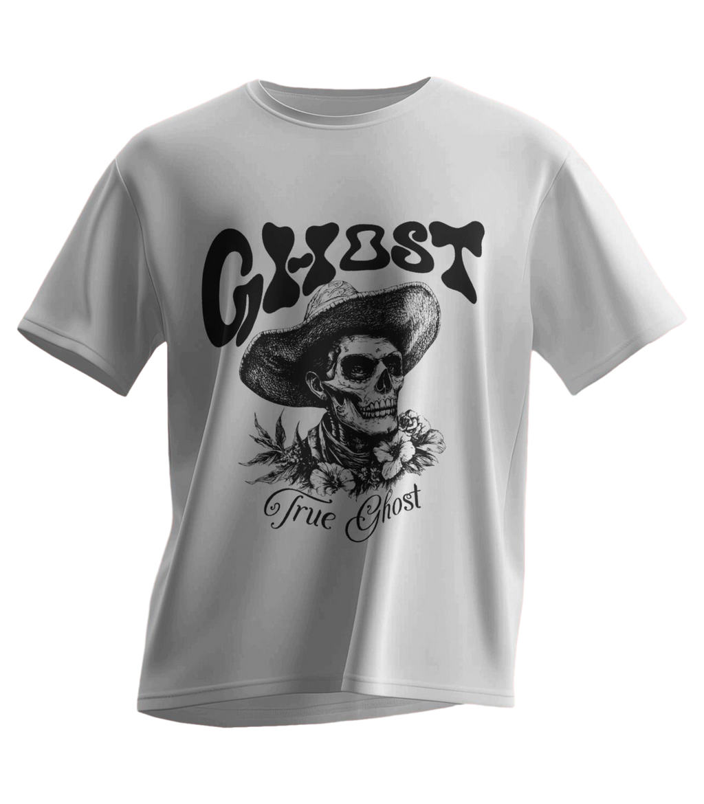 TRUE GHOST OVERSIZED TEE