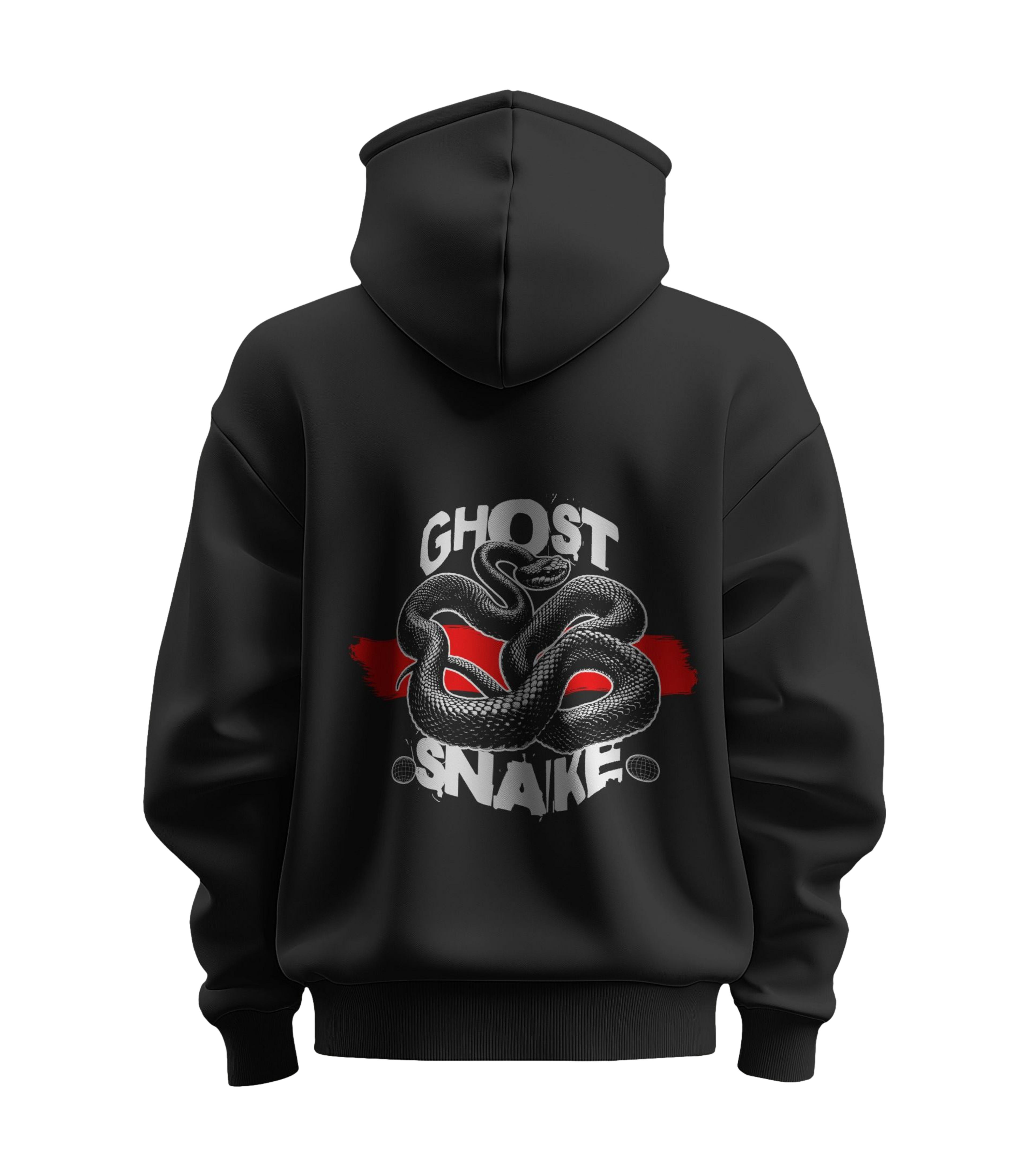 GHOST SNAKE OVERSIZED HOODIE