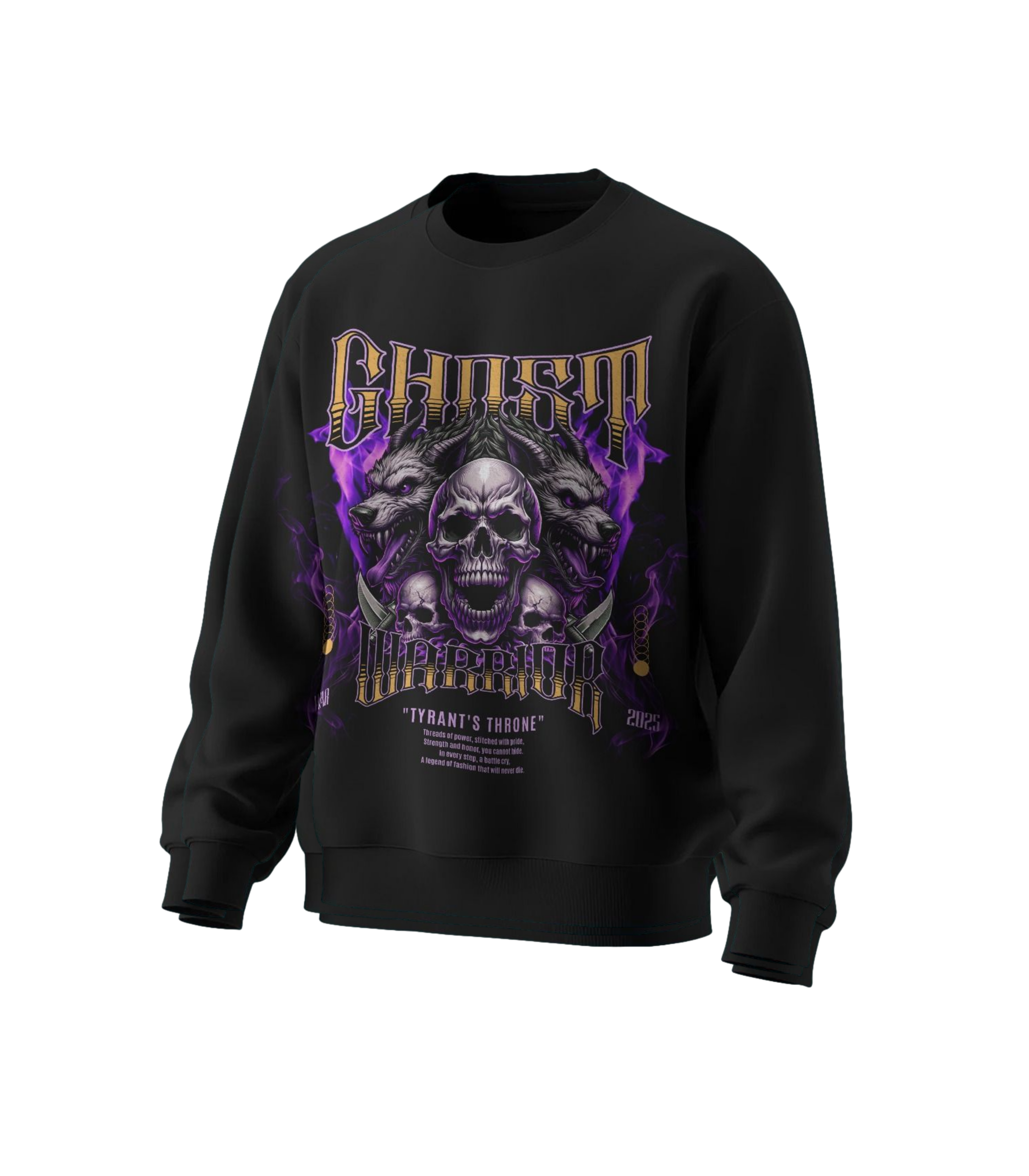 GHOST WARRIOR OVERSIZED SWEATSHIRT