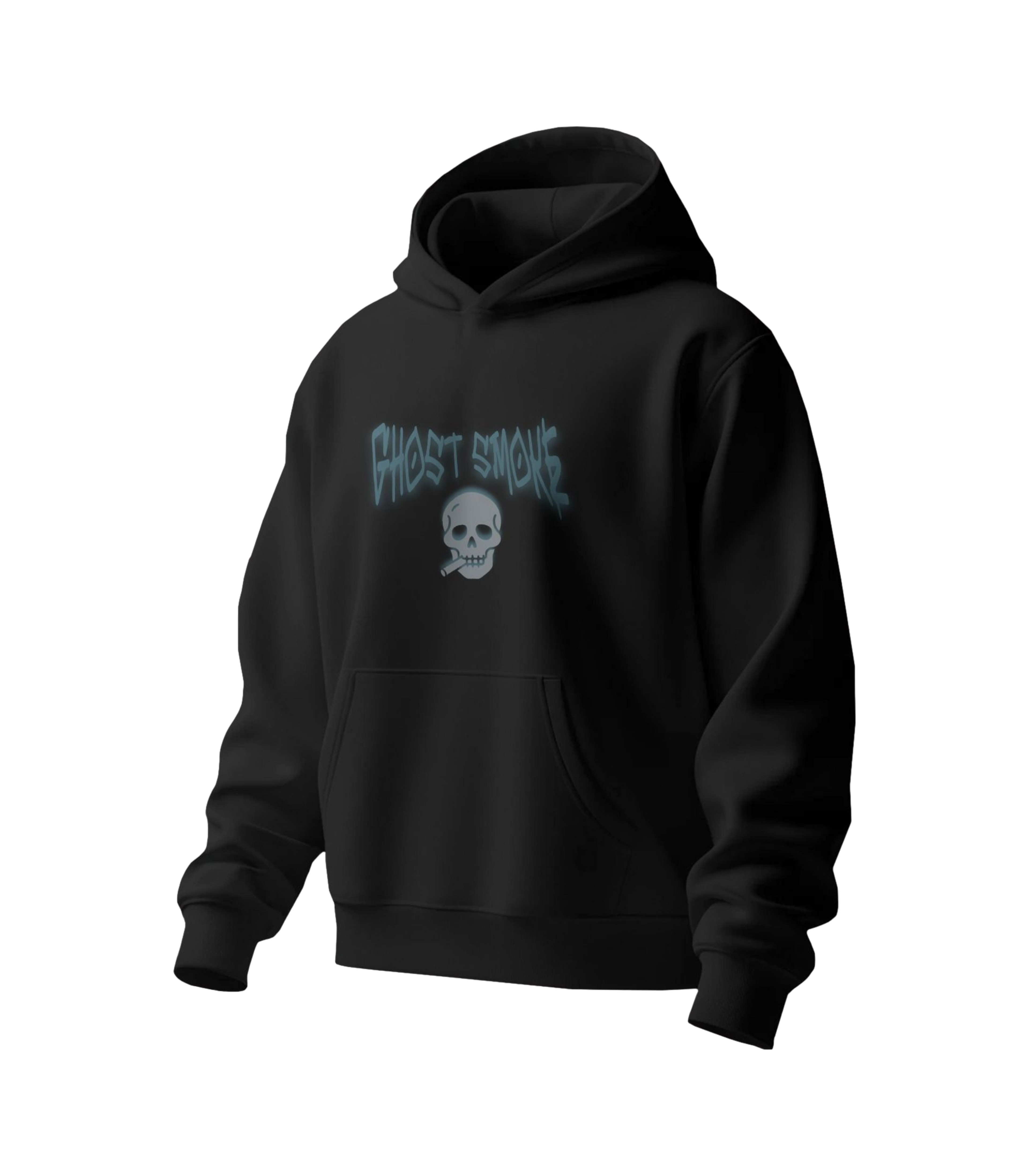 GHOST SMOKE OVERSIZED HOODIE