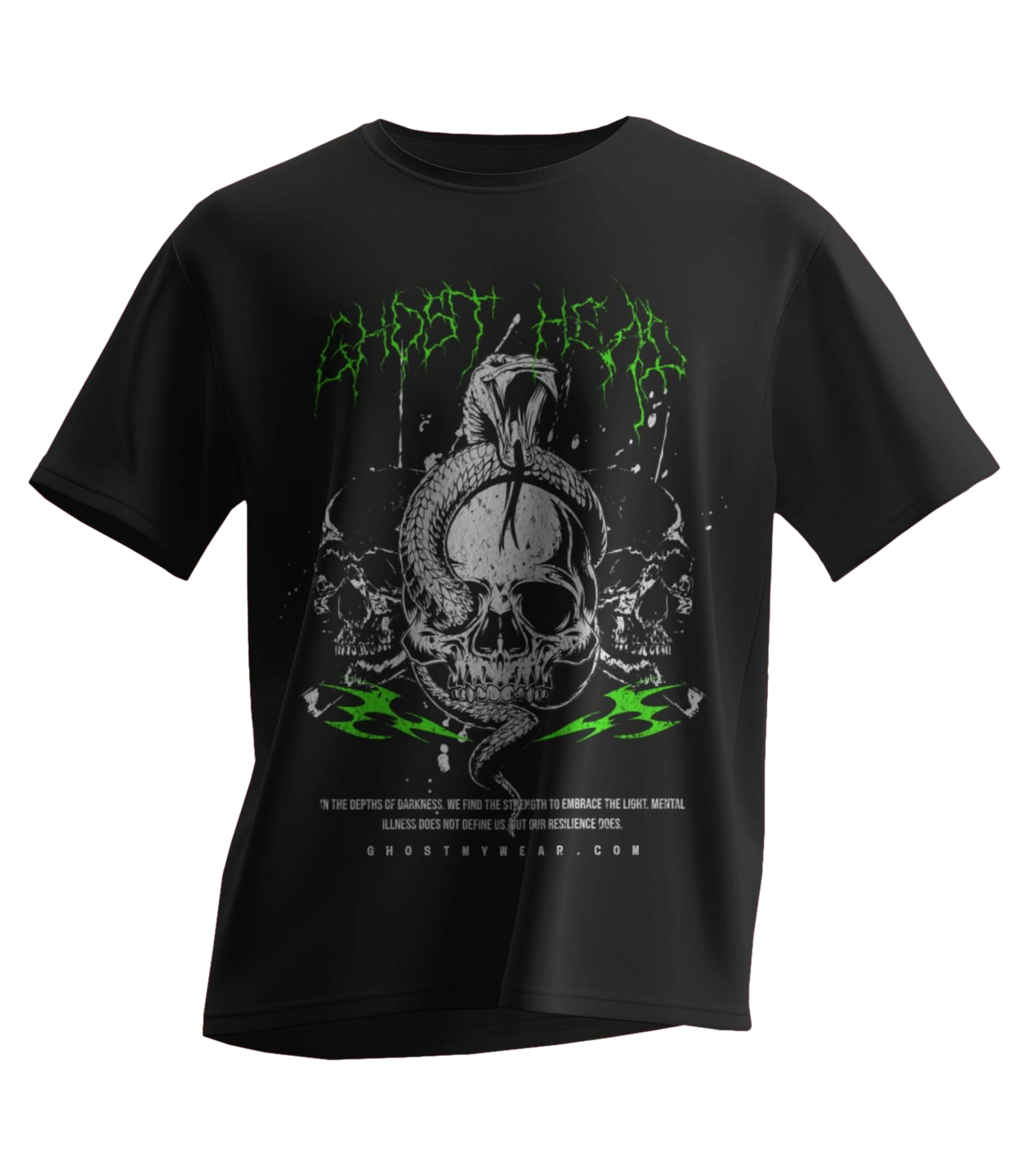 GHOST HEAD OVERSIZED TEE