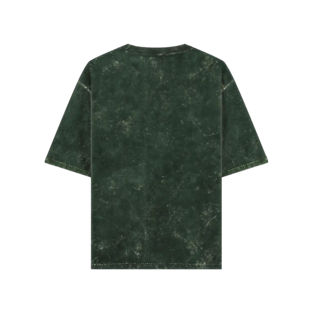 GHOST BOTTLE GREEN ACID WASHED OVERSIZED TEE