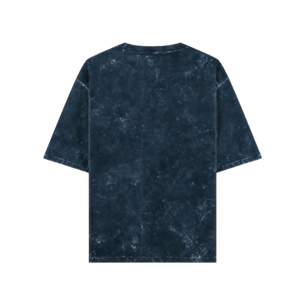 GHOST NAVY BLUE ACID WASHED OVERSIZED TEE